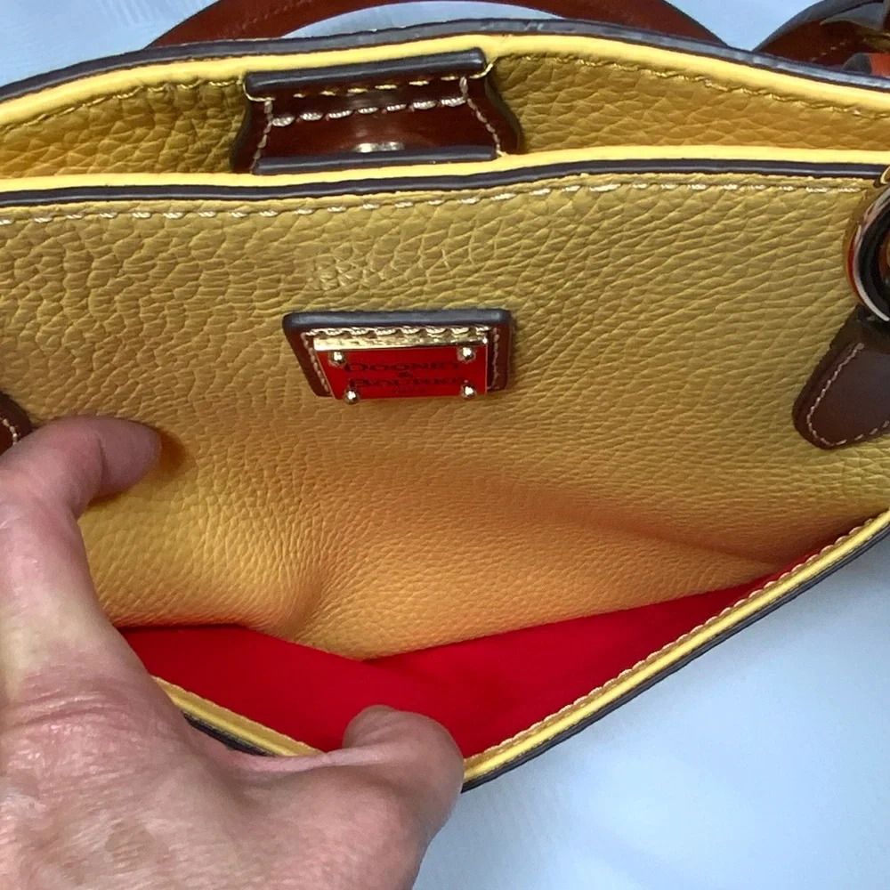 Dooney & Bourke Yellow Tammy Tote